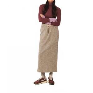 NEW INDI & COLD fitted ribbed long sleeve turtleneck top in eggplant